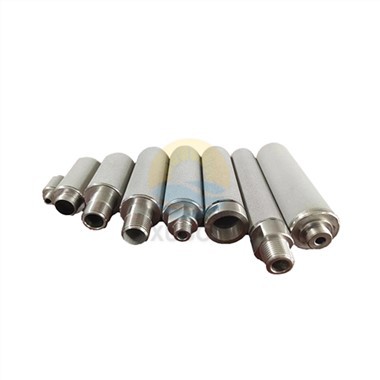 Gesinterd poreus metalen filterelement